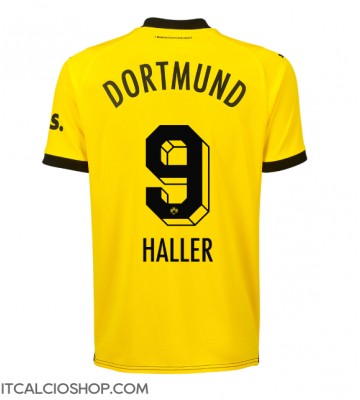 Borussia Dortmund Sebastien Haller #9 Prima Maglia 2023-24 Manica Corta